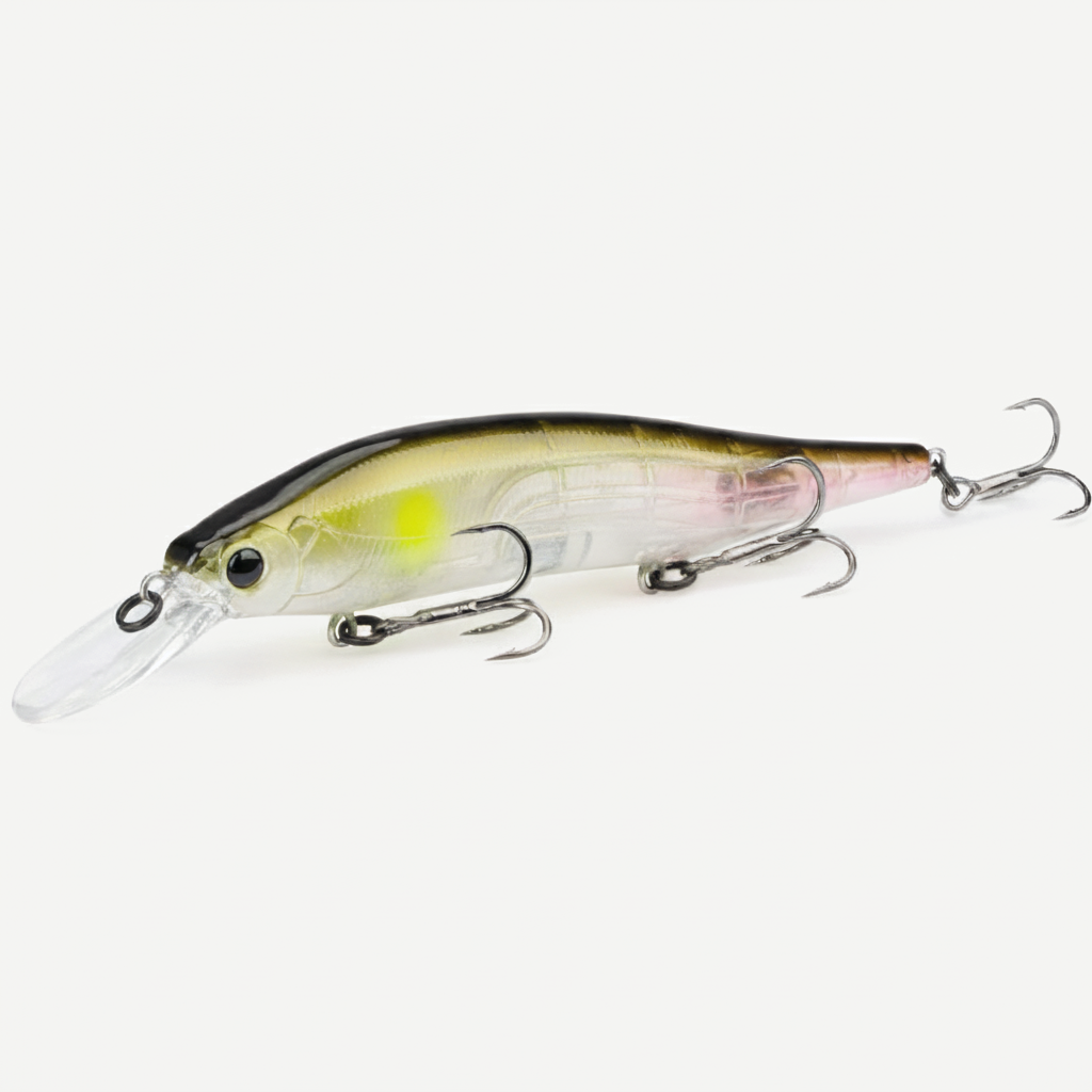 TSURINOYA 115mm 17.2g 115SP  Suspending Minnow  Weight System Fishing Lure AURORA Pike Bass Jerkbait Hard Bait