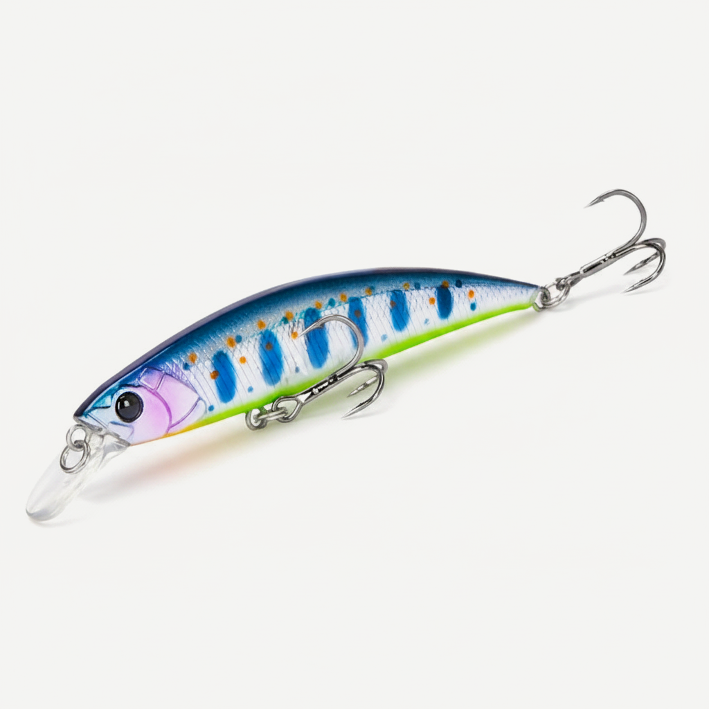 TSURINOYA Sinking Minnow 80S Trout Pike Bass 80mm 12g Hard Bait Jerkbait Freshwater stream Saltwater Wobbler Fishing Lur