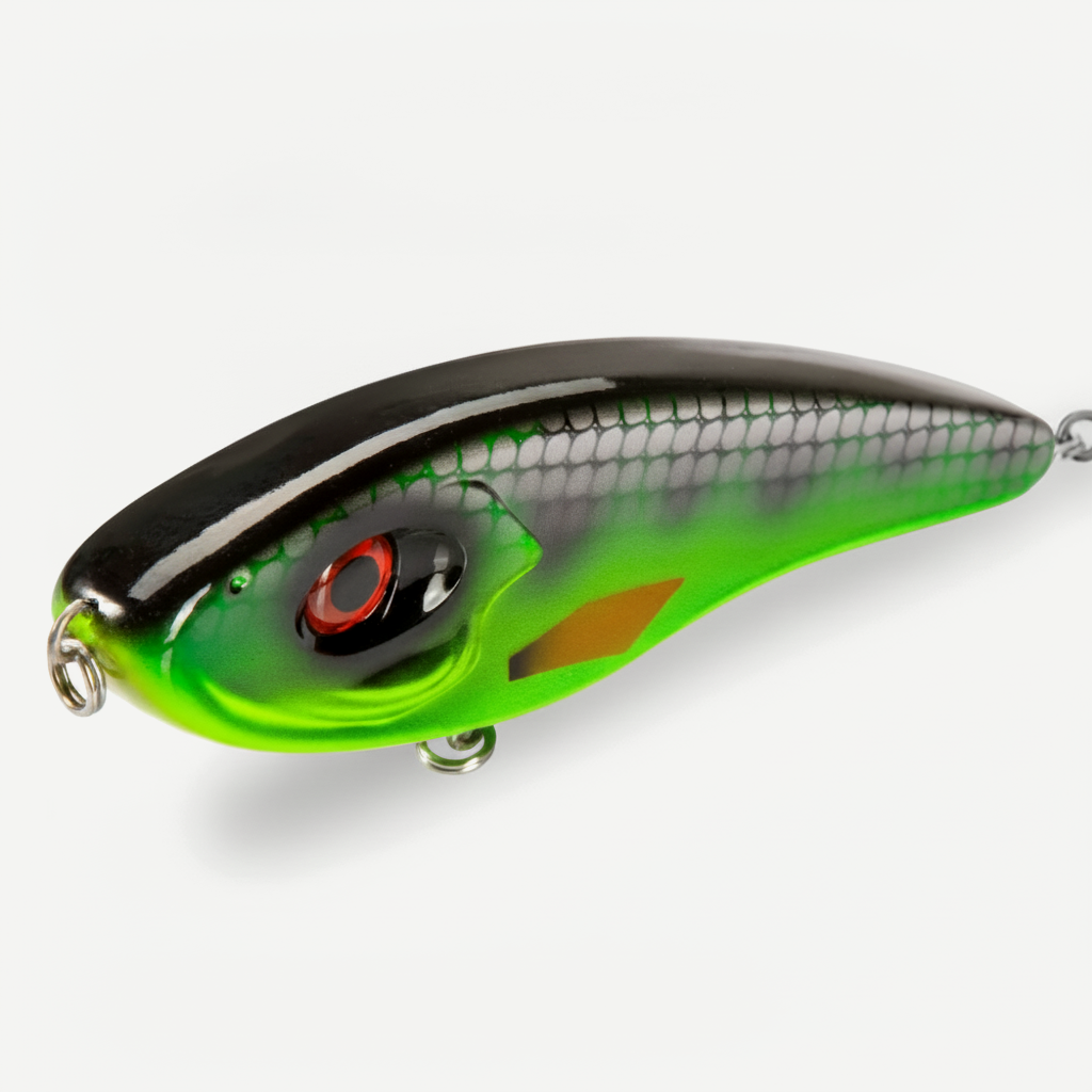 Hunthouse Musky Buster Jerkbait Fishing Lure 115mm/32g 145mm/55g Slow Sinking Loud Sound Vib Vibration For Sea Bass Pike