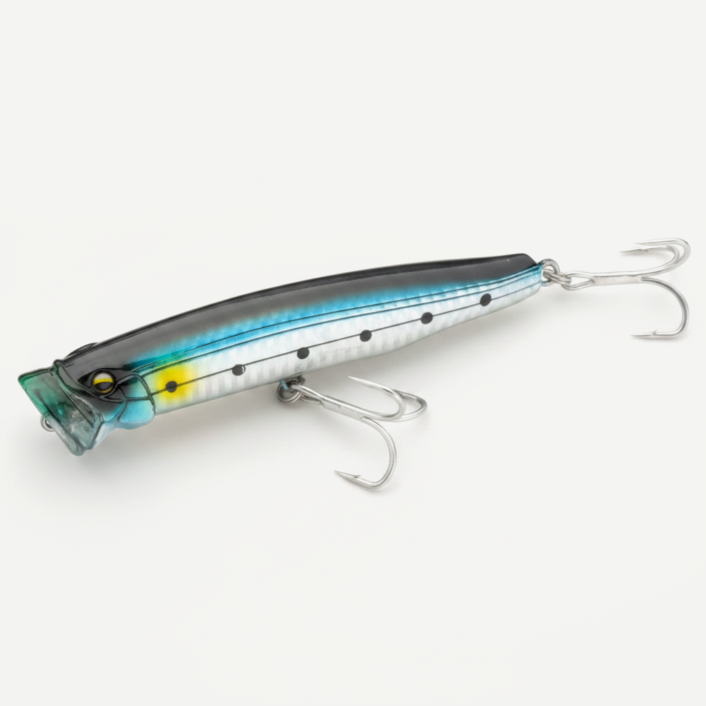 TSUYOKI New Feed Popper Fishing Lure Trolling Surface 120mm 30g Artificial Topwater Wobblers Hard Baits for Largemouth B