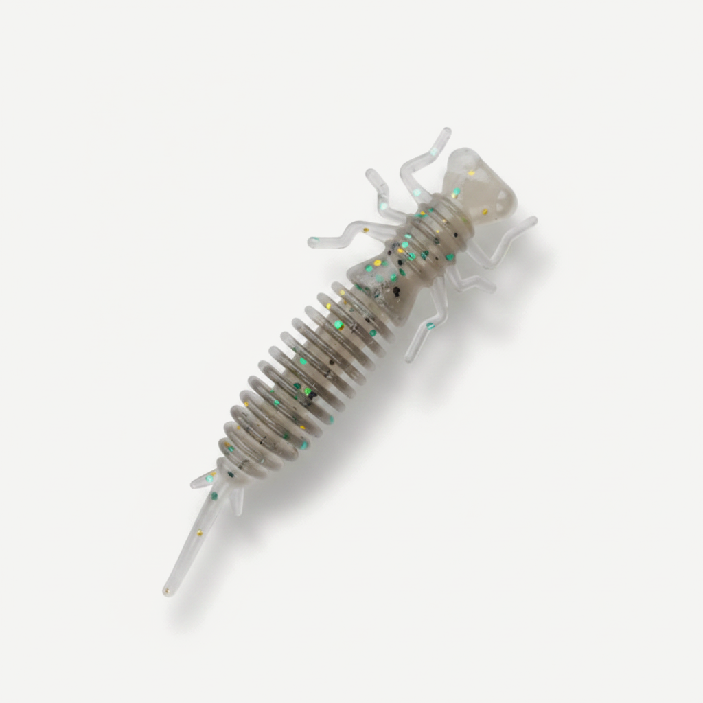 MEREDITH Larva Soft Plastic Bait - Segmented Nymph Lure