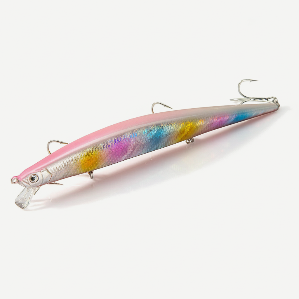 Hunthouse Tide Minnow Flyer Fishing Lure 175mm 31g Long Casting Sinking Hard Bait Pesca Jerkbaits Seabass Pike Tackle