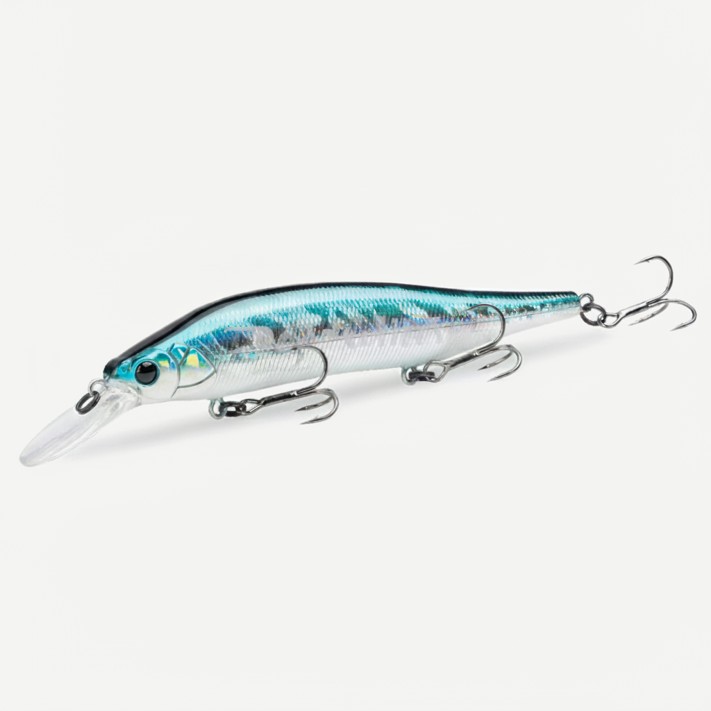 TSURINOYA 115mm 17.2g 115SP  Suspending Minnow  Weight System Fishing Lure AURORA Pike Bass Jerkbait Hard Bait