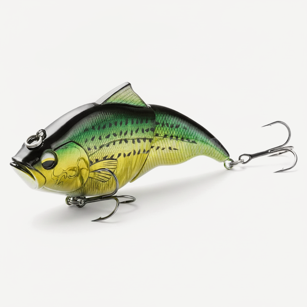 JOHNCOO 115mm Lipless Vibration Crankbait, Float/Sink