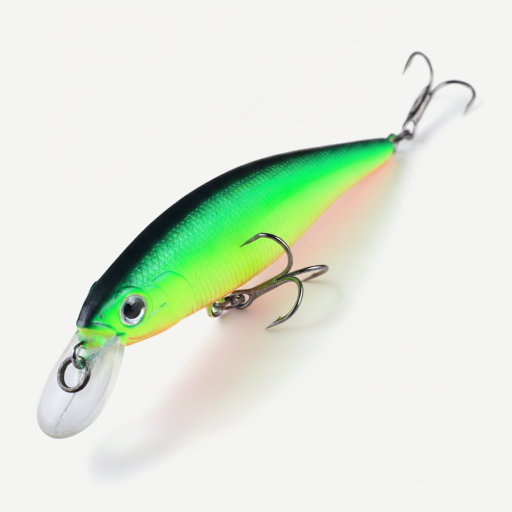 BEARKING 80mm Floating Minnow Jerkbait for Bass and Pike