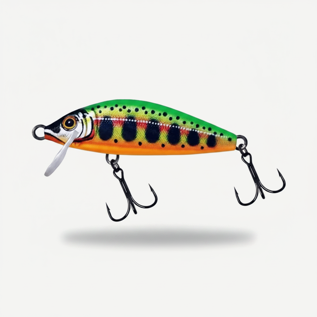 TSUYOKI Jerkbait Wobbler Stream Bait 5cm 5g Sinking Minnow Lure for Fishing Perch Brown Trout Countdown Elite CDE50 Pesc
