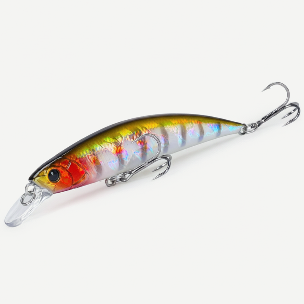 TSURINOYA Fishing Lure Sinking Minnow 80S 12g DW96 8cm Large Rockfish Hard Bait Jerkbait Freshwater stream Saltwater Wob