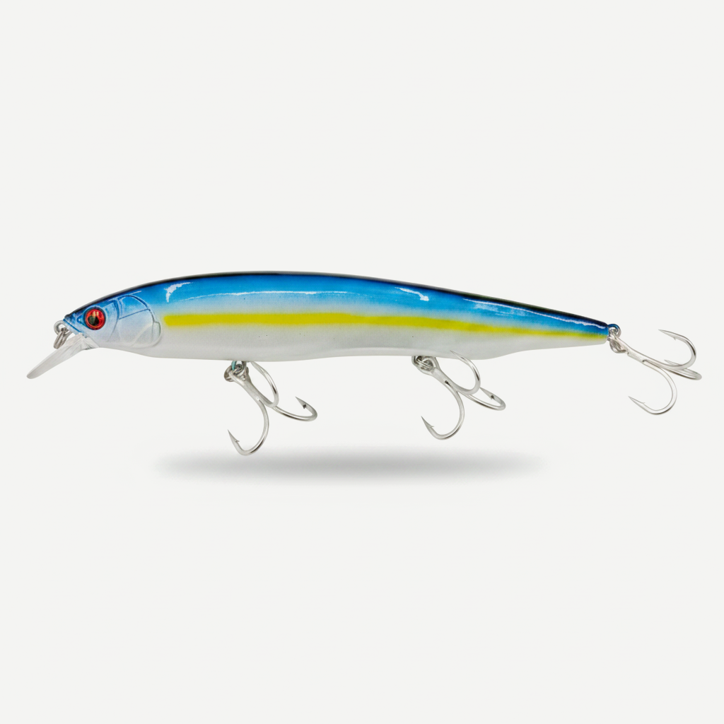 TSUYOKI Barracuda Lures 160mm 30g Minnow Wobbler Kanata 160F Saltwater Minnows Jerkbaits Floating Magabass Kanata Ayu 16