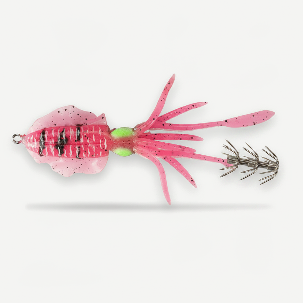 Hunthouse Squid Soft Fishing Lure Swimming Lure Silicone Bionic Bait 150mm 16g Glow In The Dark For Bass Grouper Pesca L
