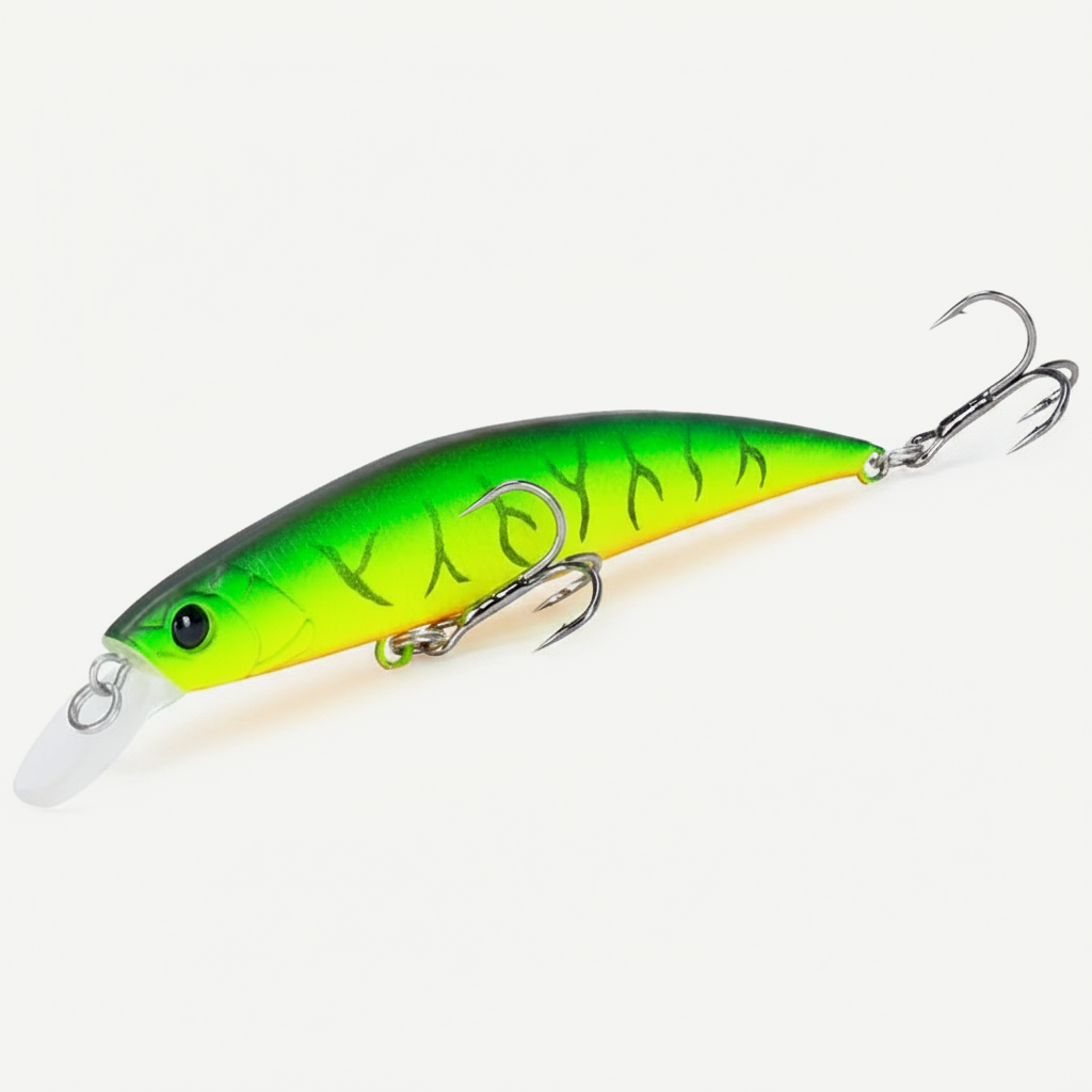 TSURINOYA 80S 12g Sinking Minnow Fishing Lure DW96 8cm Large Trout Pike Rockfish Hard Bait Jerkbait Freshwater Saltwater