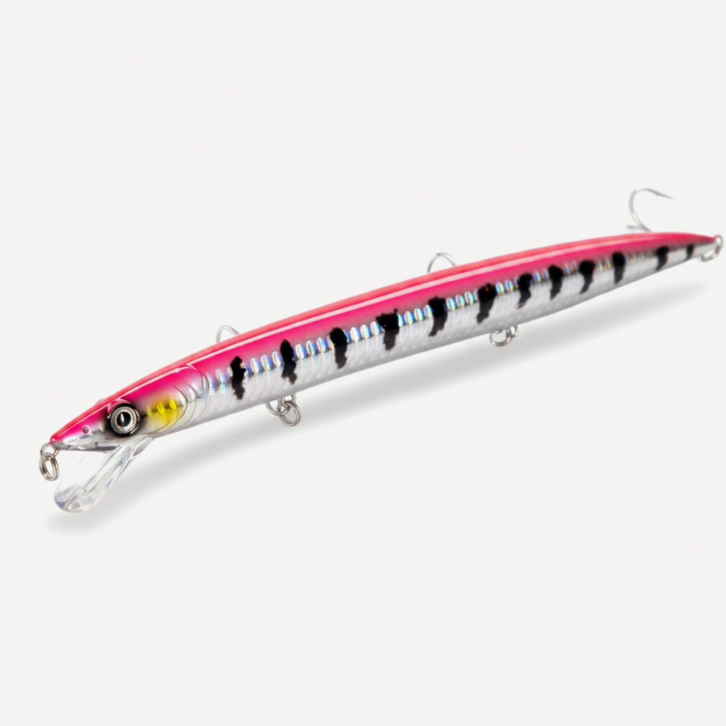 Hunthouse Sandeel Minnow Fishing Lure 143/173/208mm Long Casting Floating Wobblers Jerkbait Fish Tackle For Sea Bass LW4