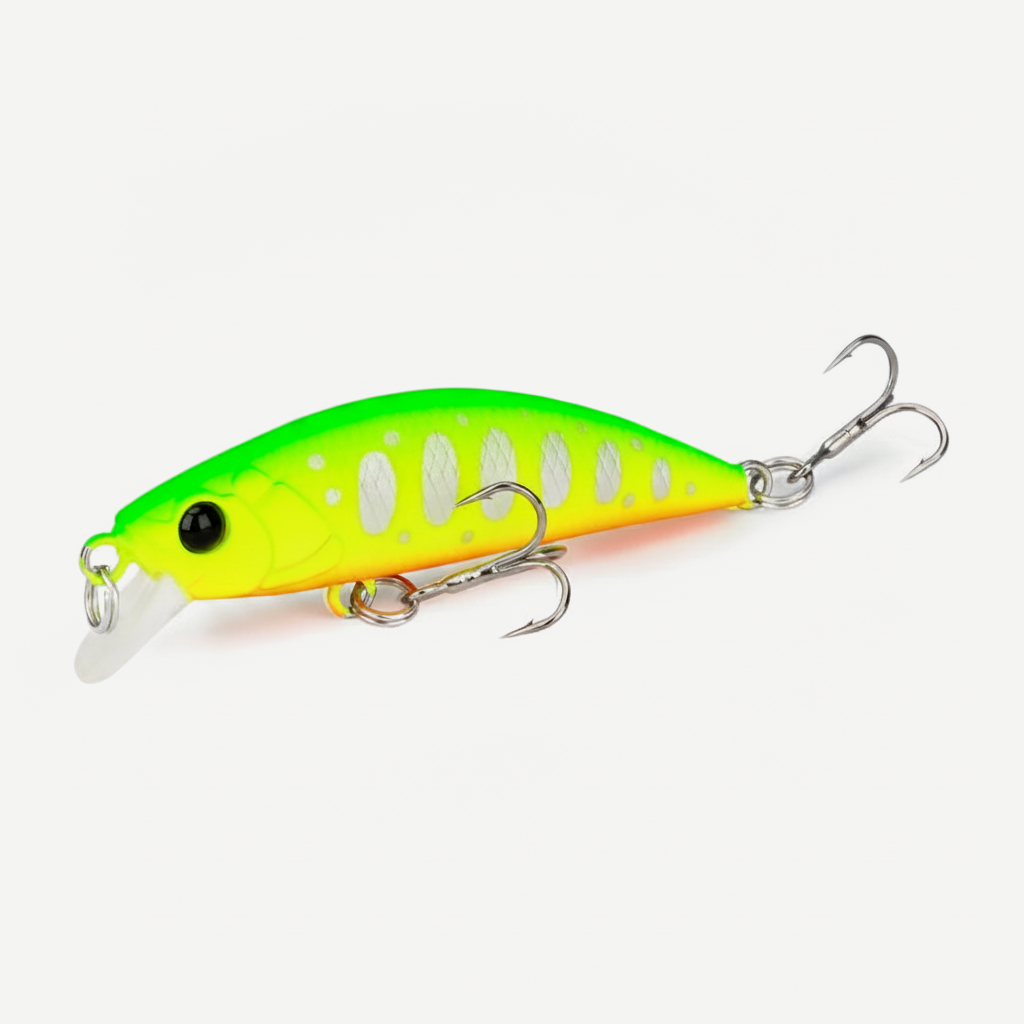 TSURINOYA 50mm 5g Sinking Minnow Fishing Lure INTRUDER 50S TROUT Artificial Jerkbait Hard Bait Pike Wobbler Stream Crank