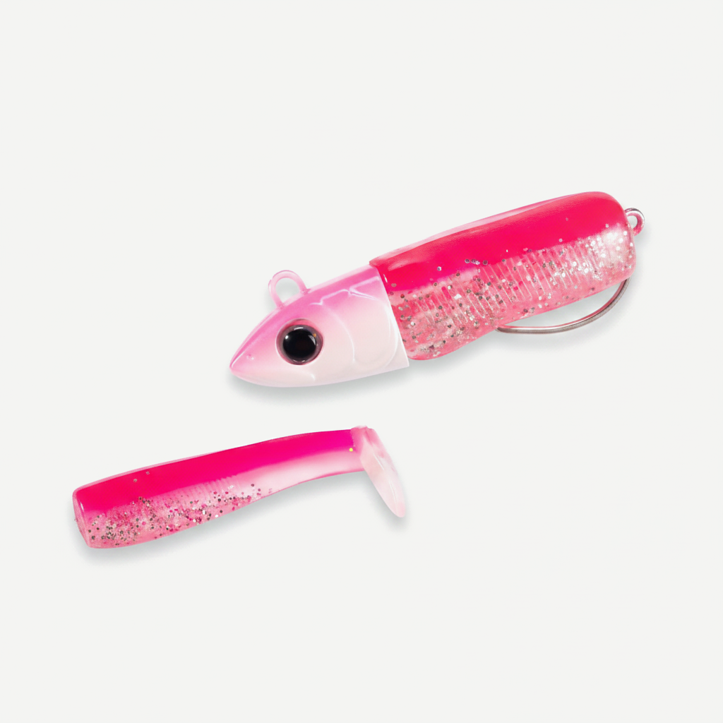 Hunthouse Fishing Barret Minnow Lure 7g/12g/25g/40g/60g/90g/120g JIgging Head Soft Silicone Bait Wobblers For Bass Pike 