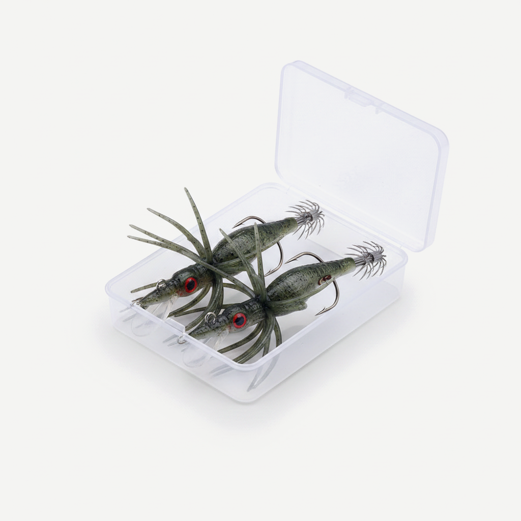 TREHOOK TPE Sea Urchin Soft Fishing Lure 9cm 4g 11cm 9g Silicone Bait for Bream Bass Pike Tilapia Winter Fishing