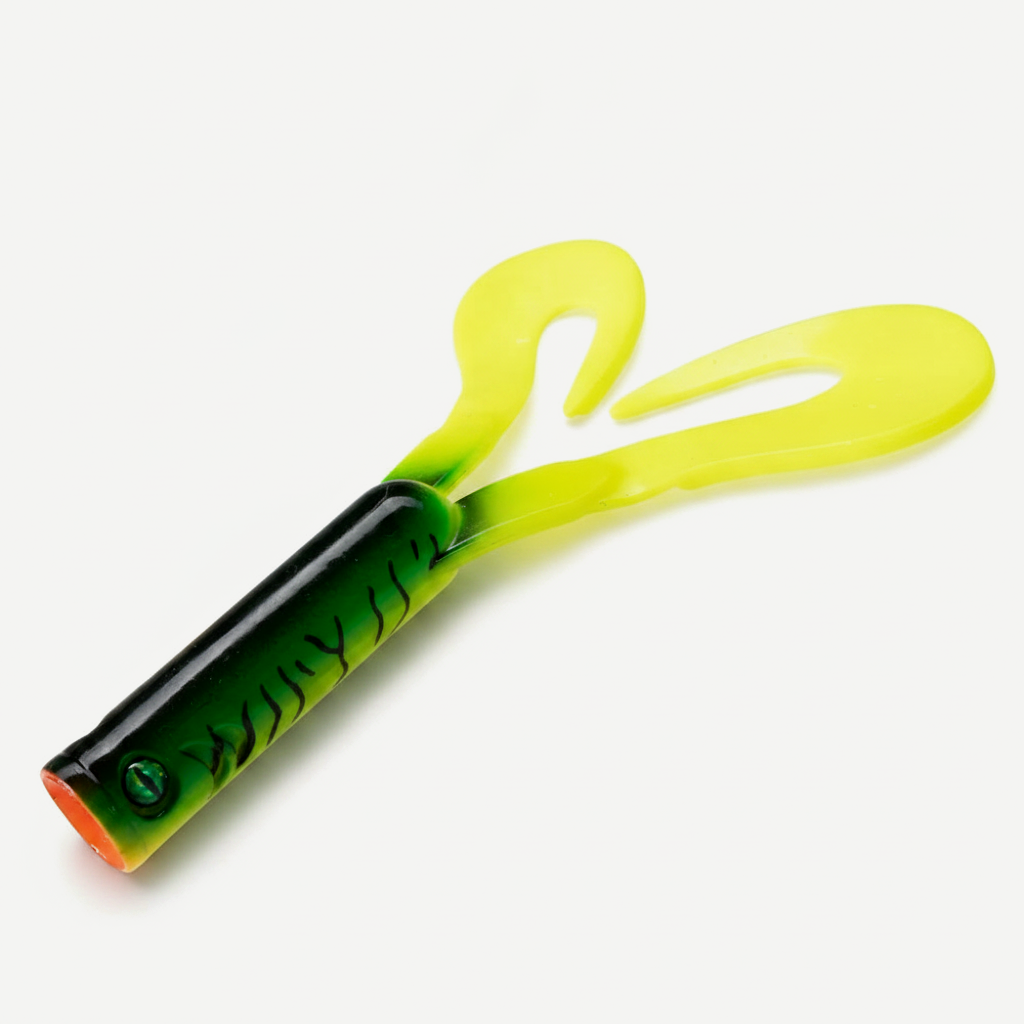 Hunthouse Twin Tail Trailer Soft Fishing Lure Silicone Spinning 145/175mm 21.7/36.7g PVC For Pike Barsch Zander Fish Acc