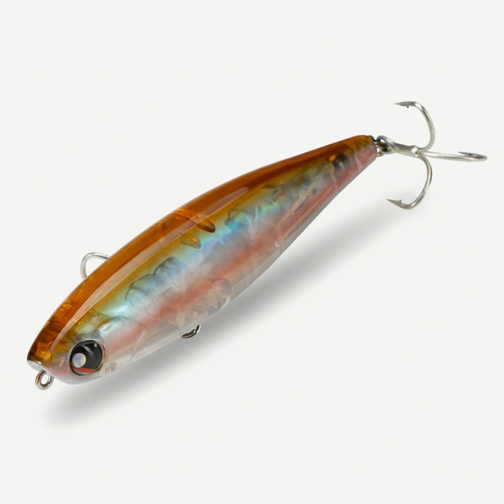 Hunthouse Floating Pencil Fishing Lure 100mm/17.6g Surface Rattle Ball Hard Baits Topwater WTD For Pike Bass Fish Tackle