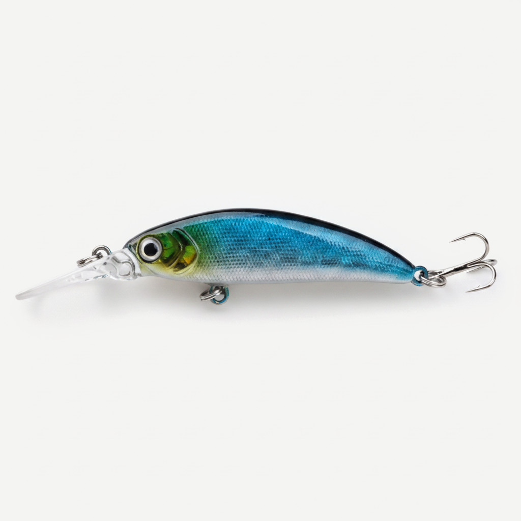 TSUYOKI Trout Minnow 50mm 5g Sinking Fishing Lure Diving 0.8-1.5m Ima Sukari 50SS Deep Wobbler Pesca Rainbow Trout Salmo