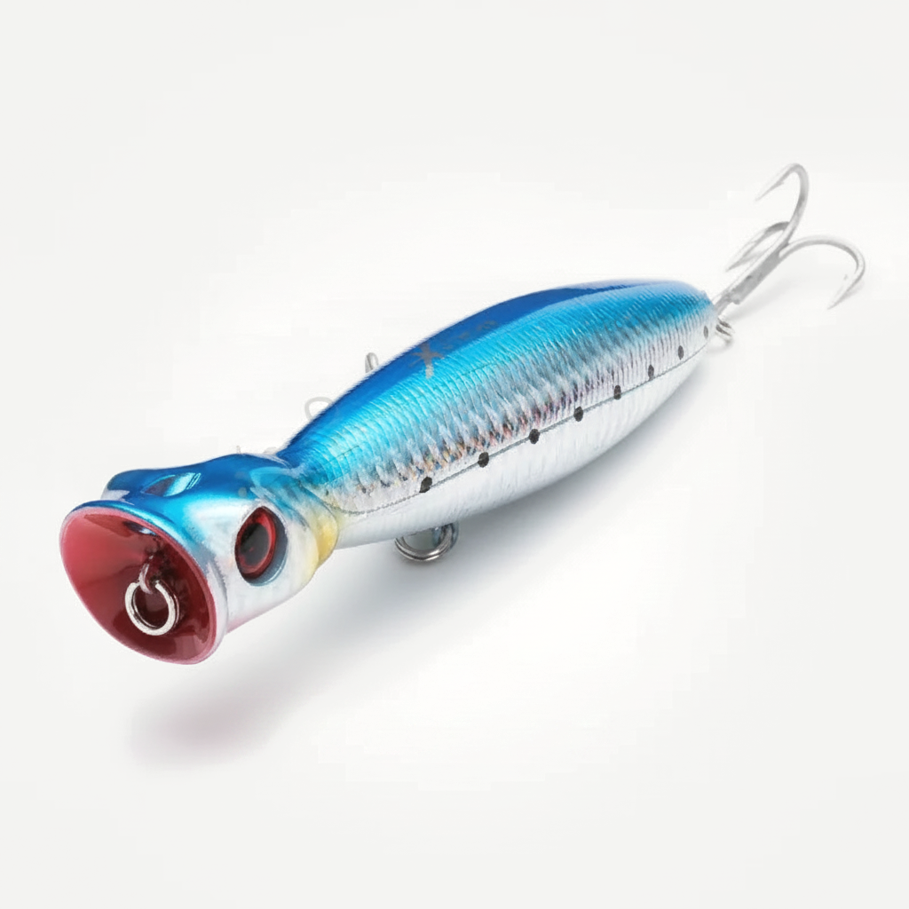 Kingdom Ghosting Topwater Popper Hard Bait for Bass