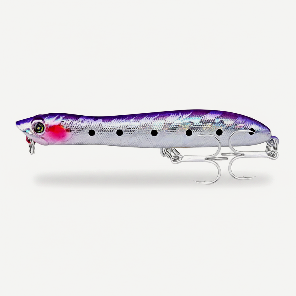 TSUYOKI WTD Fishing Lure 85mm 6g Popper Lure Topwater Patchinco 85 Snakehead Wobbler Fishing Seabass,Skipjack Tuna Macke