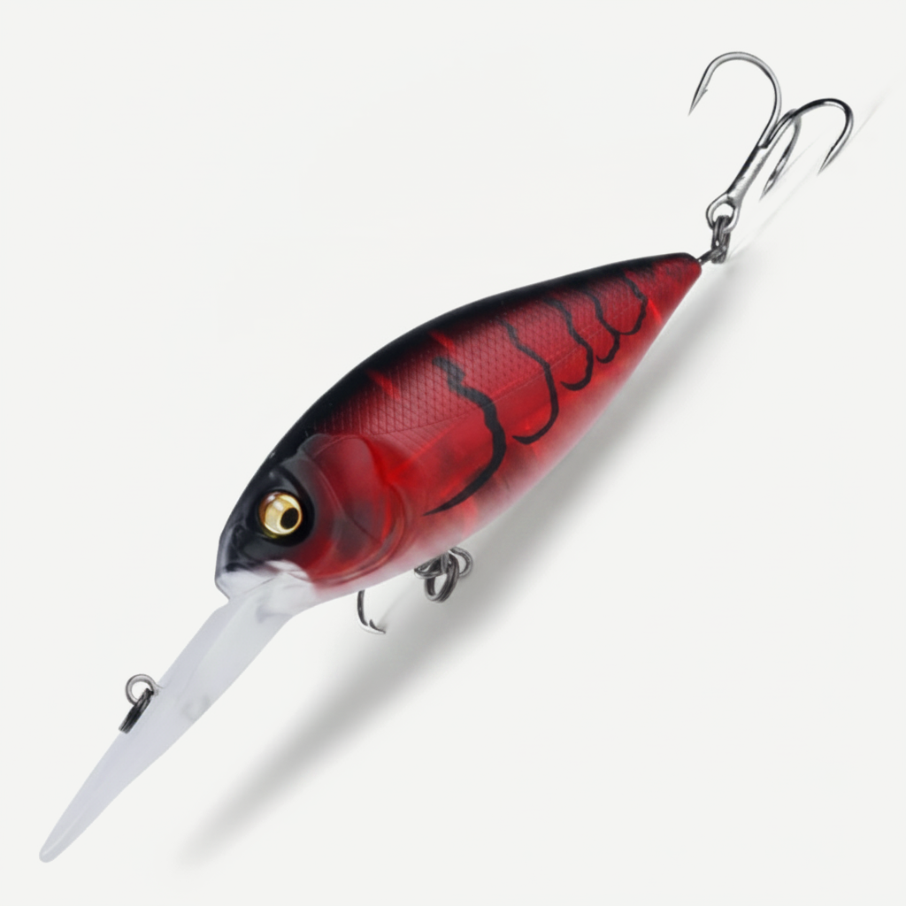 Deep Diver Crankbait 75mm Floating Bass Lure