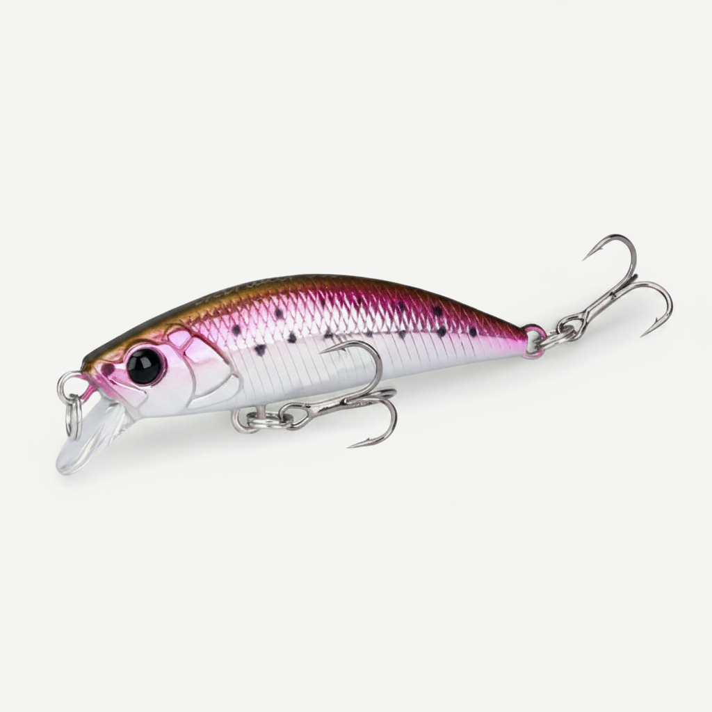TSURINOYA 50mm 5g Sinking Minnow Fishing Lure INTRUDER 50S TROUT Artificial Jerkbait Hard Bait Pike Wobbler Stream Crank