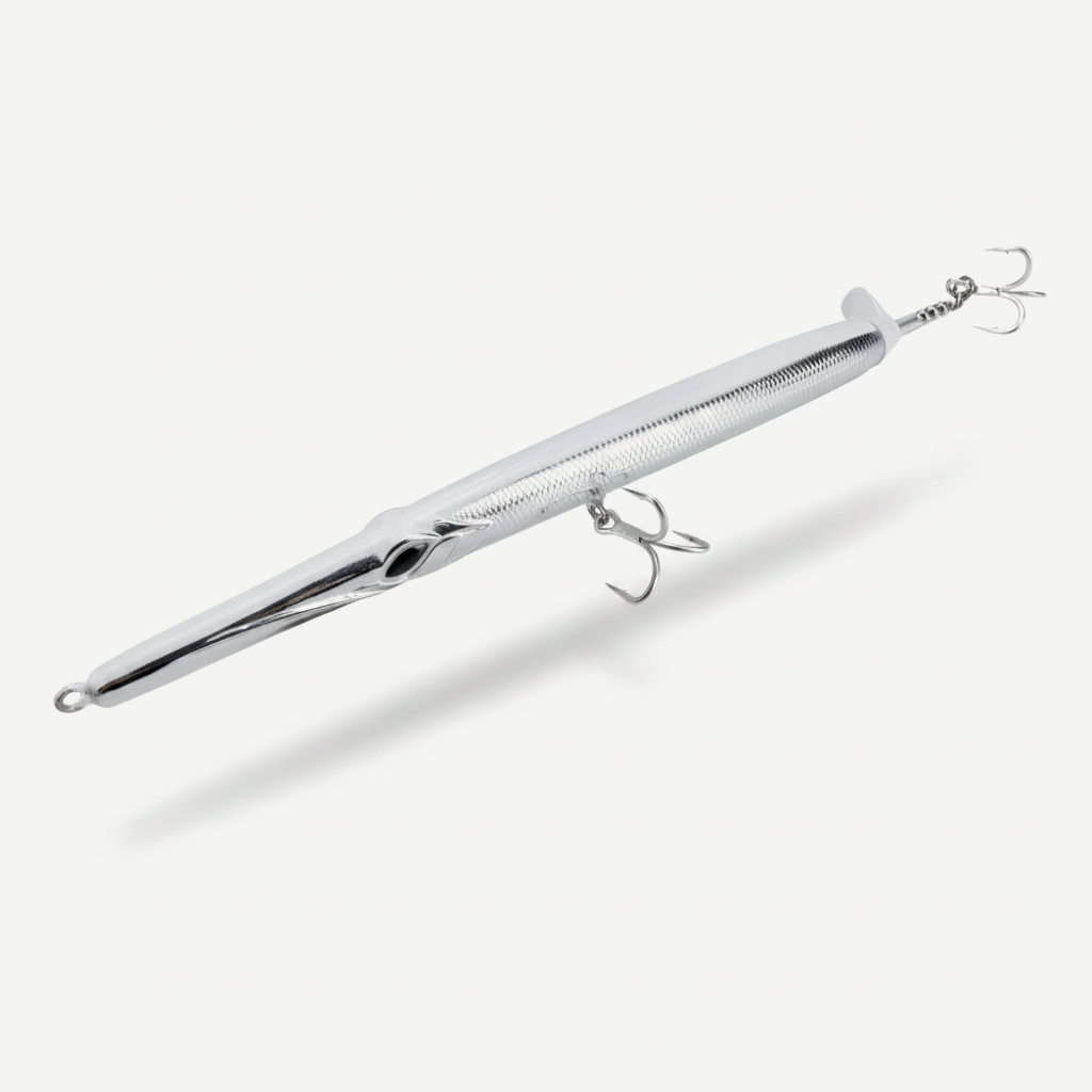 Hunthouse Floating Pencil Fishing Lures 225mm/40g Surface Hard Bait Propeller Needle For Fish Bluefish Seabass Tackle