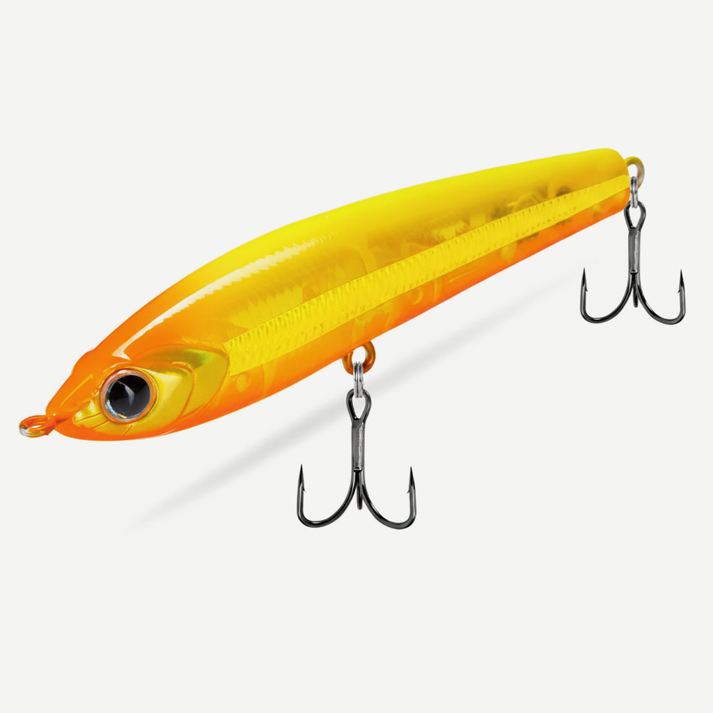Hunthouse Topwater Floating Red Devil 75 Pencil Fishing Lure Hard Bait 75mm6g Surface Stickbait Bass Pike Artificial Fis