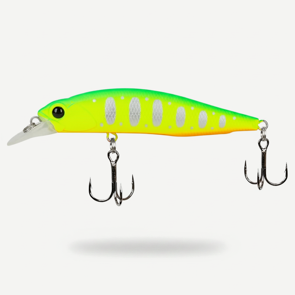 TSURINOYA 77SP Jerkbait Suspending Minnow Fishing Lure DW101 77mm 8.5g 0.7-0.9m Pike Bass Artificial Hard Baits Wobbler 