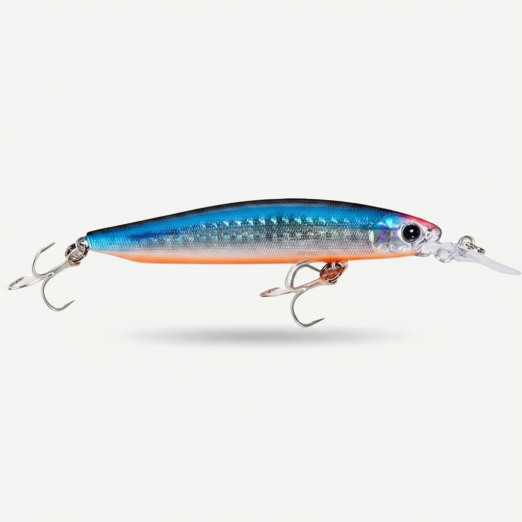 TSUYOKI Jerkbait Wobbler Fishing Lures Cherry Blood Deep Minnow 90mm 10g Artificial Hard Bait Jerk Bass Pike Trout Smith