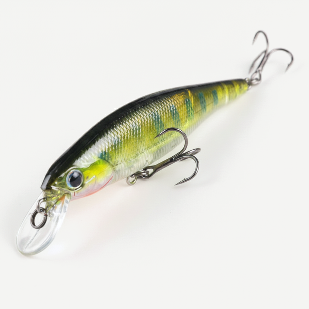 BEARKING 80mm Floating Minnow Jerkbait for Bass and Pike