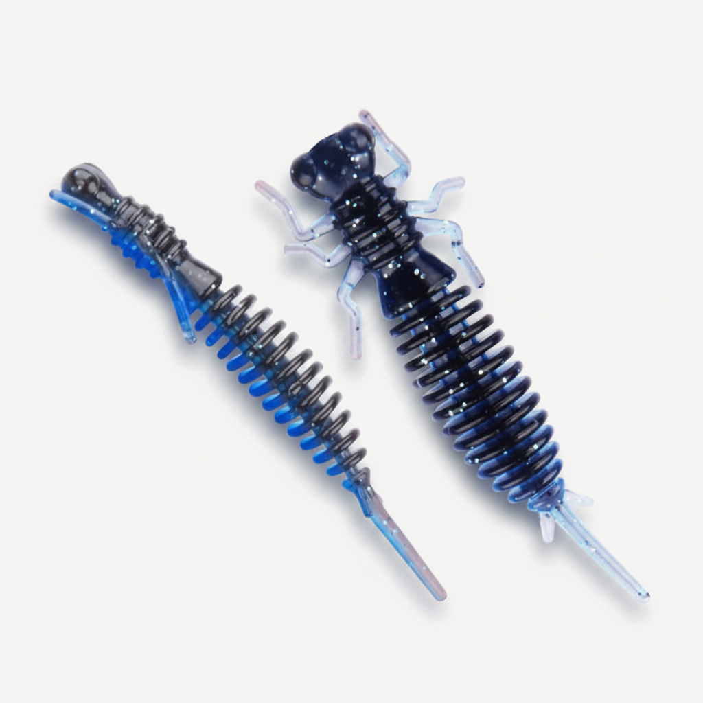 MEREDITH Larva Soft Plastic Bait - Segmented Nymph Lure