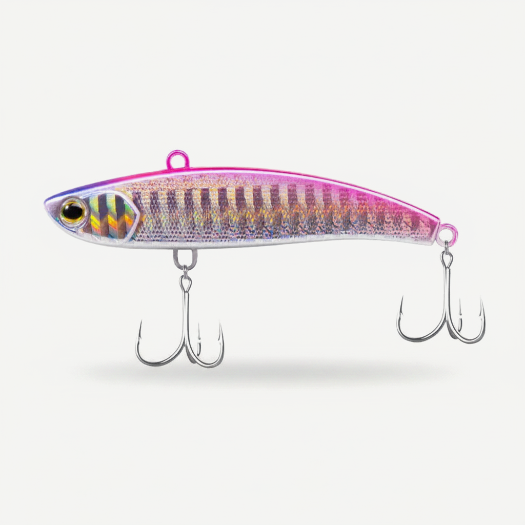TSUYOKI Vibration Sinking Baits Winter Fishing Lure Lipless VIB Rattin Wobbler Ice Balance Rattlin Lures For Pike IMA Ko