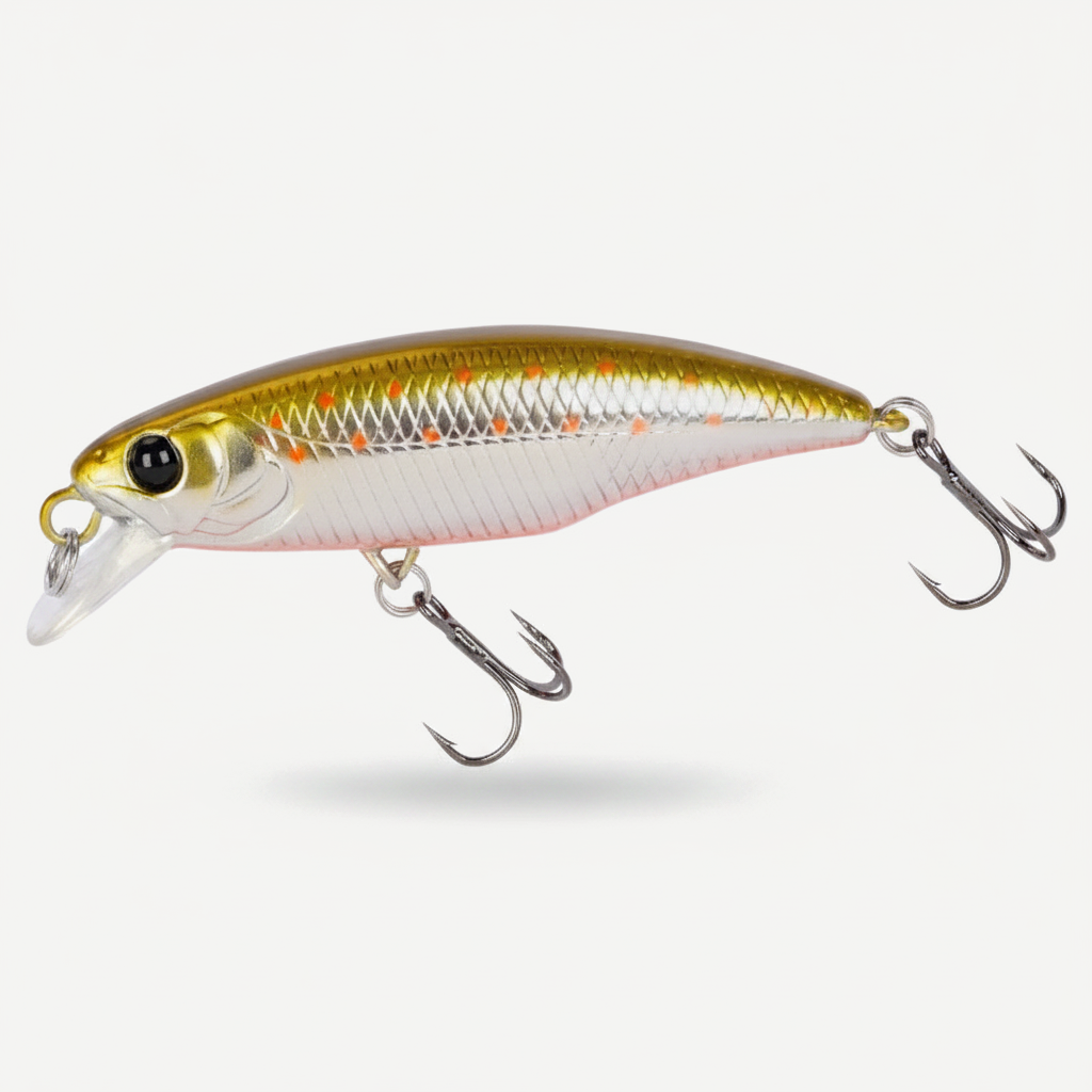 TSURINOYA Fishing Lure DW69 Sinking Minnow Hard Bait 48S 48mm 3.3g Fishing Wobblers Jerkbait Bass Trout Lure Swimbait