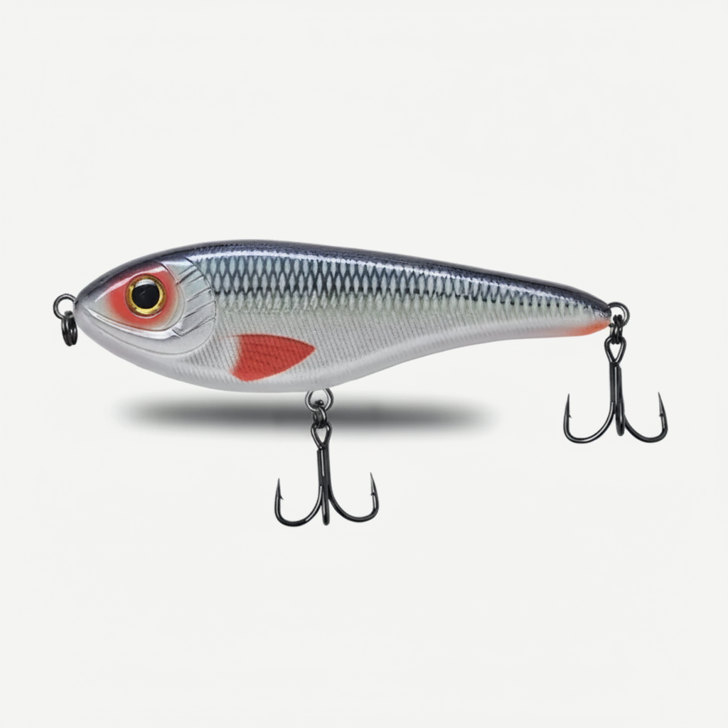 TSUYOKI 20/30/50g Sinking Jerkbait Slider Swim Glidebait 120 Westin Artificial Wobblers Loud Sound Fishing Lure for Pike