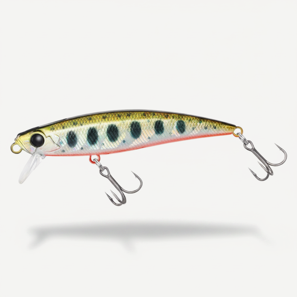 TSURINOYA Trout Plug INTRUDER 71S Sinking Fishing Lure 71mm 10g Long Casting Crankbait Pike Bass High Speed Jerkbait Min