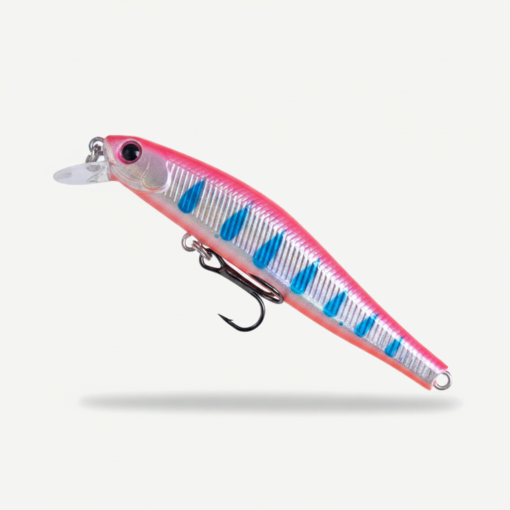 TSUYOKI Rival 70S Minnow Wobbler Silent Fishing Lure 70mm 5.5g Magnetic Jerkbaits Slow Sinking Bait ZipBaits Rigge 70 Ba