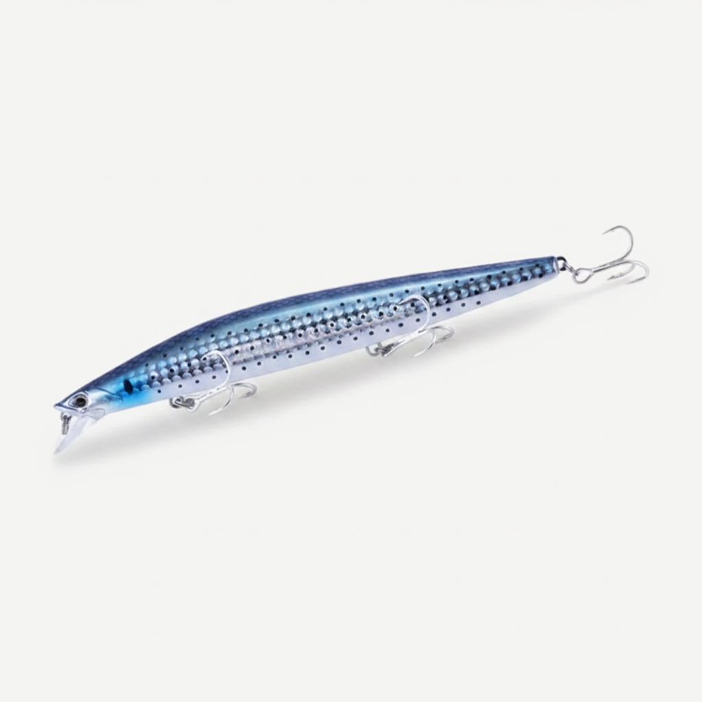 TSUYOKI Sinking Minnow Fishing Lures Black Bass Pike Artificial Tungsten Jerkbait Wobbler Silent Assassin 140S DW92 140m