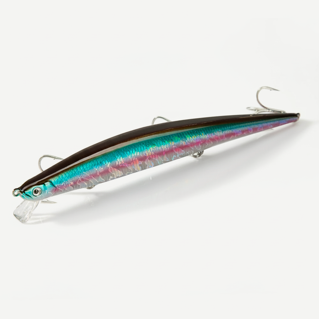 Hunthouse Sinking Tide Minnow Lure 175mm/31g Long Casting Saltwater Fishing Baits Sea Wobber Bait For Seabass Tackle LW4